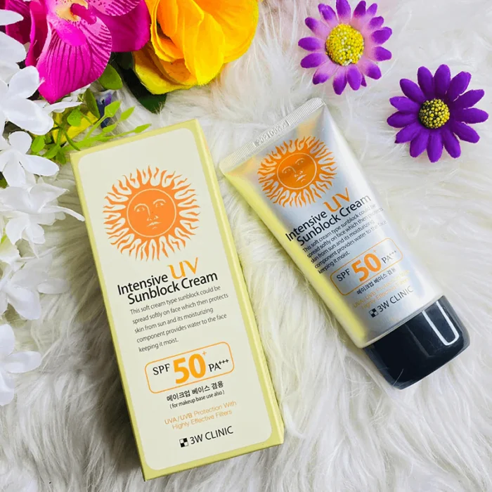 3W Clinic Intensive UV Sunblock Cream