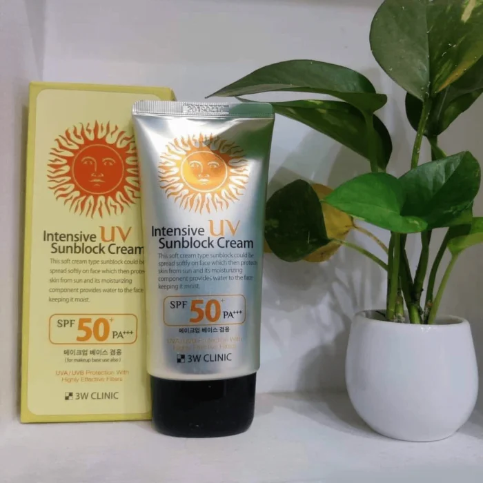 3W Clinic Intensive UV Sunblock Cream
