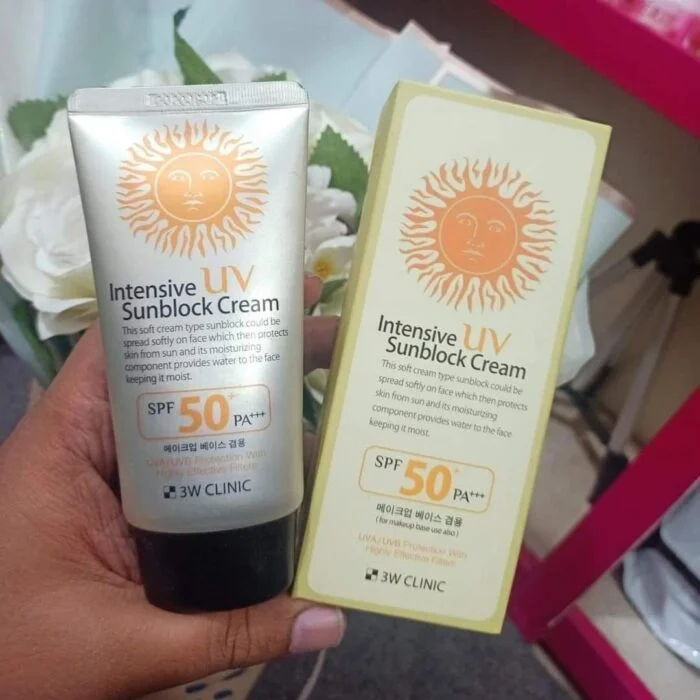 3W Clinic Intensive UV Sunblock Cream