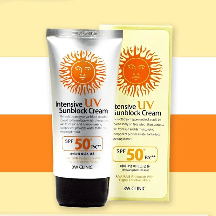 3W Clinic Intensive UV Sunblock Cream