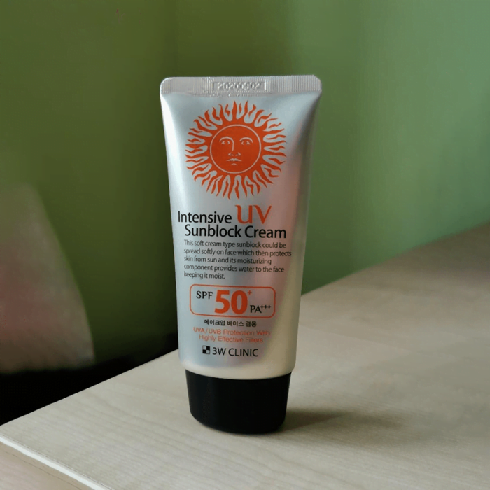 3W Clinic Intensive UV Sunblock Cream 3W Clinic Intensive UV Sunblock Cream
