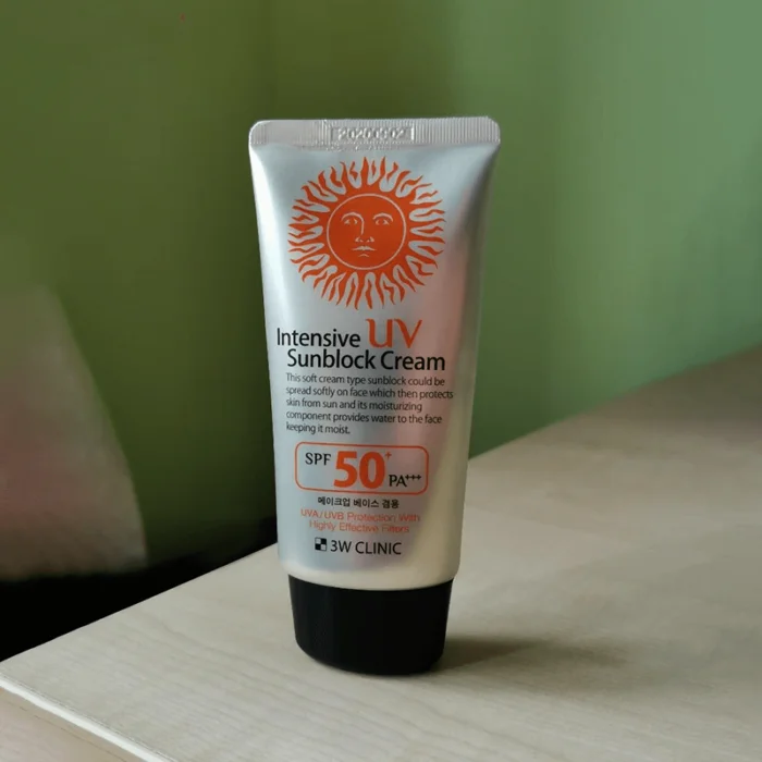 3W Clinic Intensive UV Sunblock Cream