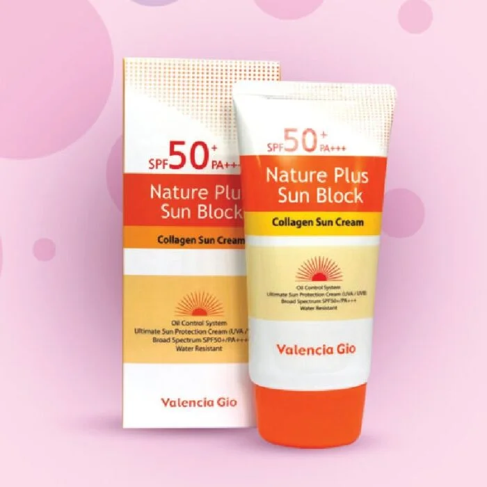 Natural Plus Sun Block Collagen Sun Cream