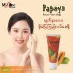 Mistine Papaya Facial Foam Face Wash