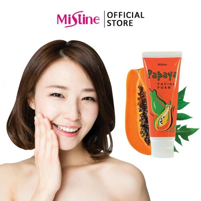 Mistine Papaya Facial Foam Face Wash