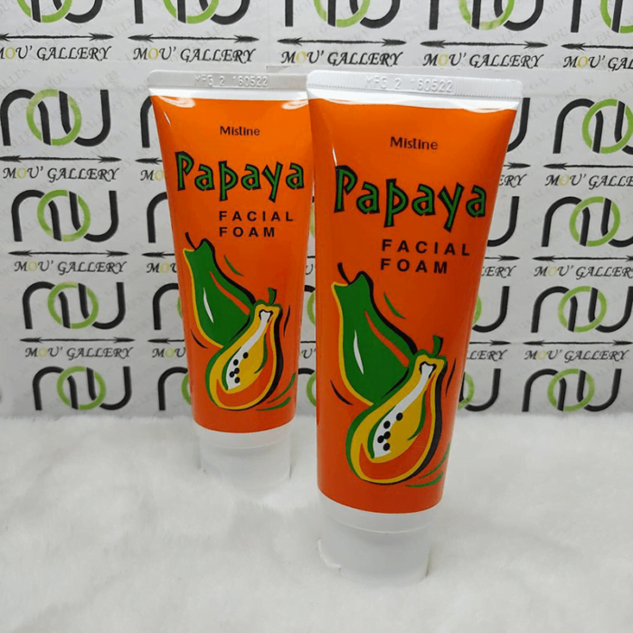 Mistine Papaya Facial Foam Face Wash