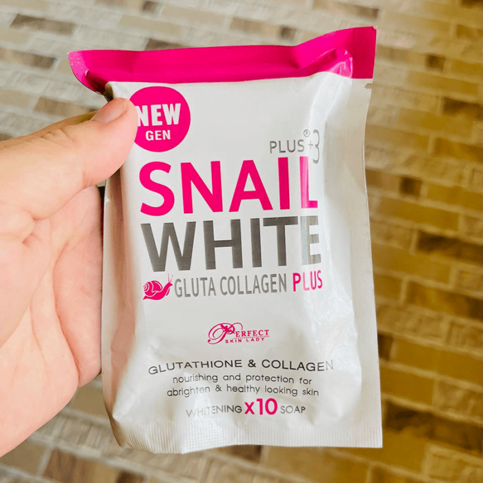 Snail White Gluta Collagen Plus Soap