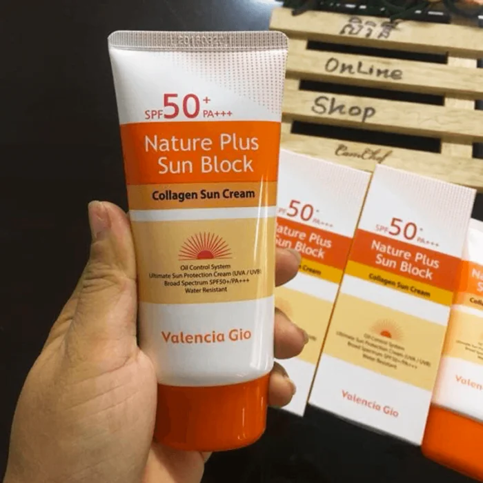 Natural Plus Sun Block Collagen Sun Cream