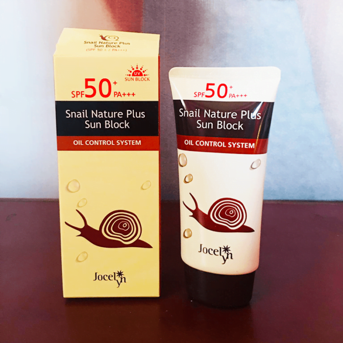 Snail Natural Plus Sunblock Snail Natural Plus Sunblock