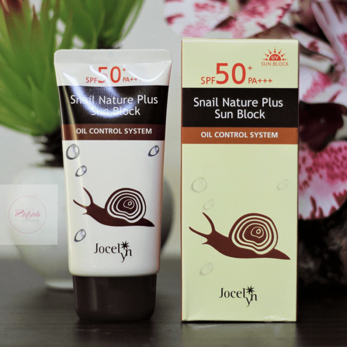 Snail Natural Plus Sunblock Snail Natural Plus Sunblock