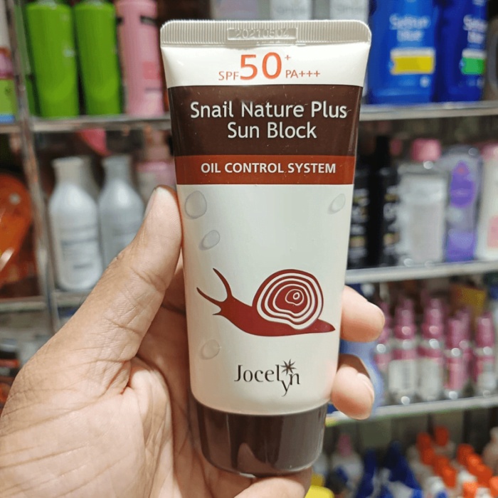 Snail Natural Plus Sunblock Snail Natural Plus Sunblock
