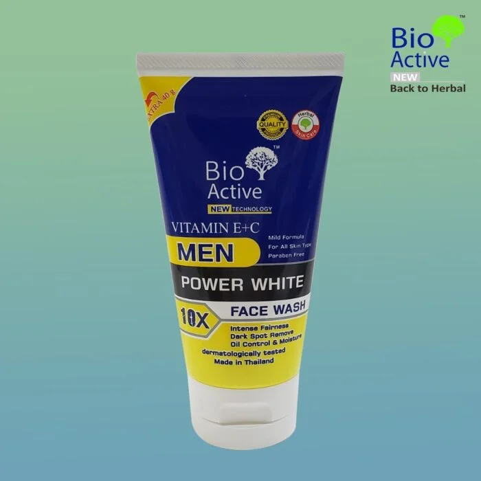 Bio Active Men Power White Face Wash