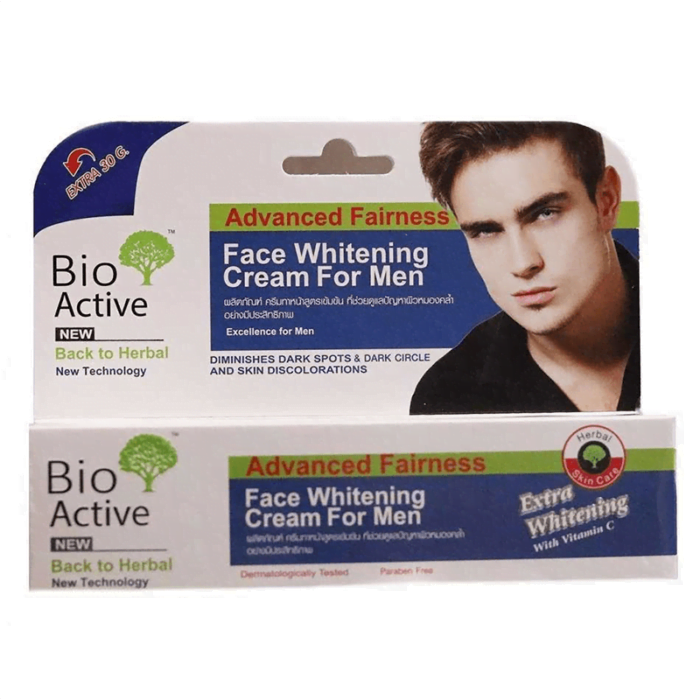Bio Active Face Whitening Cream For Men Bio Active Face Whitening Cream For Men