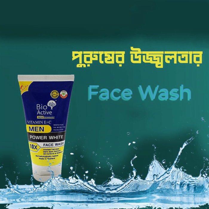Bio Active Men Power White Face Wash Bio Active Men Power White Face Wash