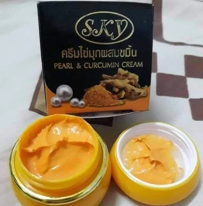 Sky Pearl and Curcumin Whitening Cream