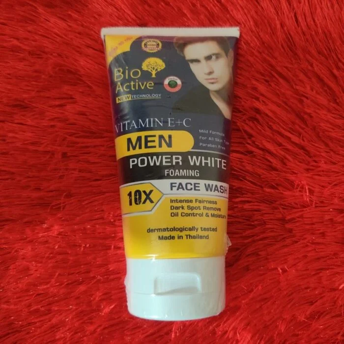 Bio Active Men Power White Face Wash
