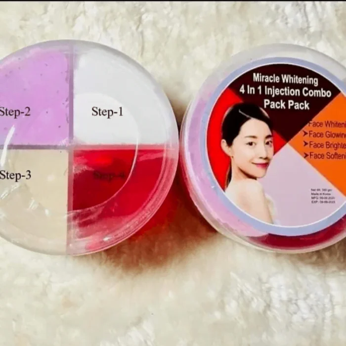 Miracle Whitening 4 In 1 injection Combo Pack Facial Kit