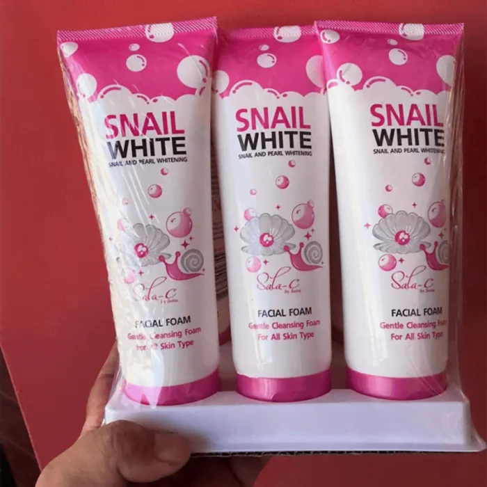 Snail White Snail And Pearl Whitening Facial Foam