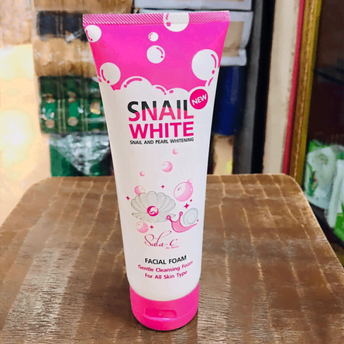 Snail White Snail And Pearl Whitening Facial Foam