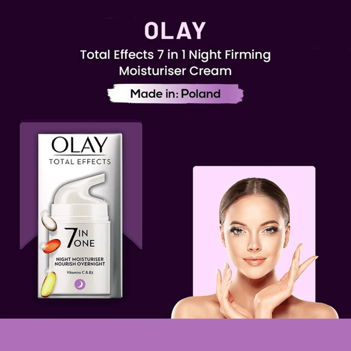 Olay Total Effects 7 in One Night Moisturiser Olay Total Effects 7 in One Night Moisturiser