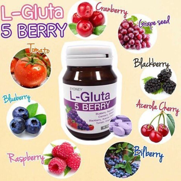 L Gluta 5 Berry Plus Whitening Capsule L Gluta 5 Berry Plus Whitening Capsule