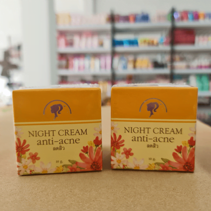 Night Cream Anti Acne