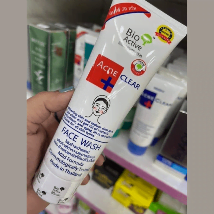 Bio Active Acne Clear Face Wash