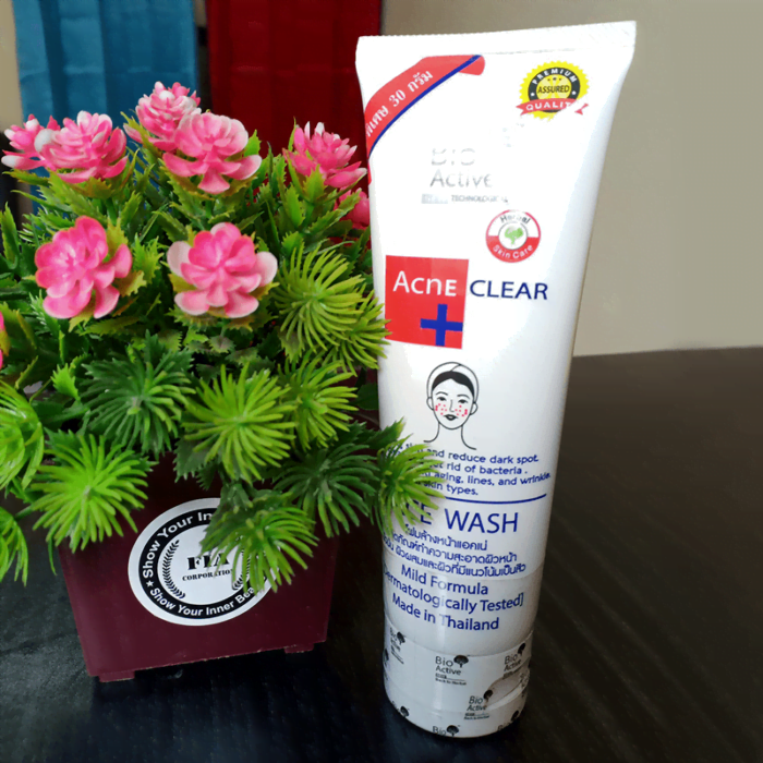 Bio Active Acne Clear Face Wash