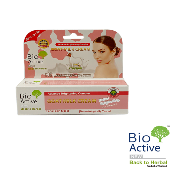 Bio Active Goat Milk Brightening Face Cream Bio Active Goat Milk Brightening Face Cream