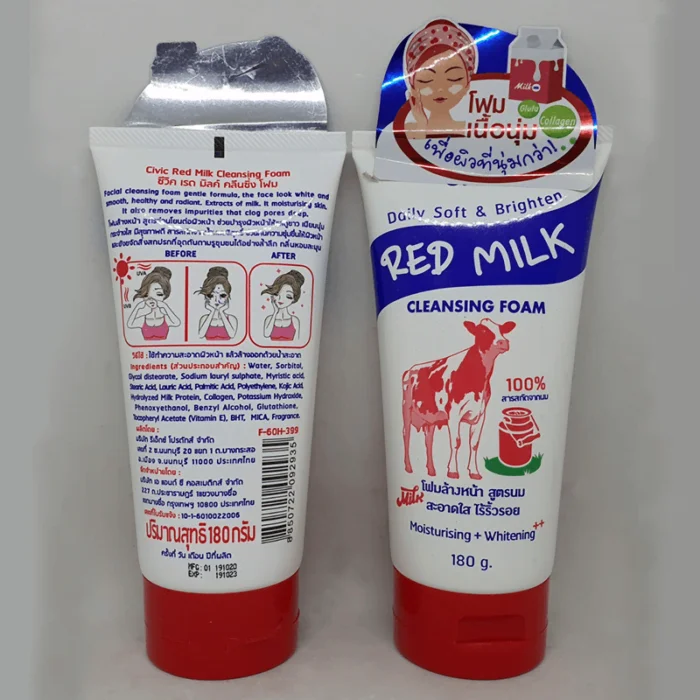 Civic Red Milk Cleansing Foam Face Wash