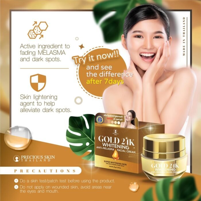 Gold 24K Whitening Anti Melasma Facial Cream Gold 24K Whitening Anti Melasma Facial Cream