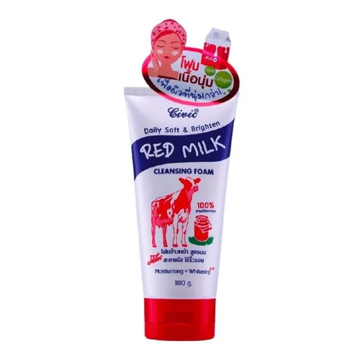 Civic Red Milk Cleansing Foam Face Wash