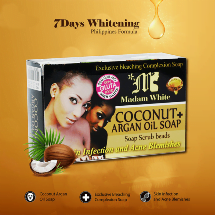 Madam White Rice Milk Argan Oil Soap