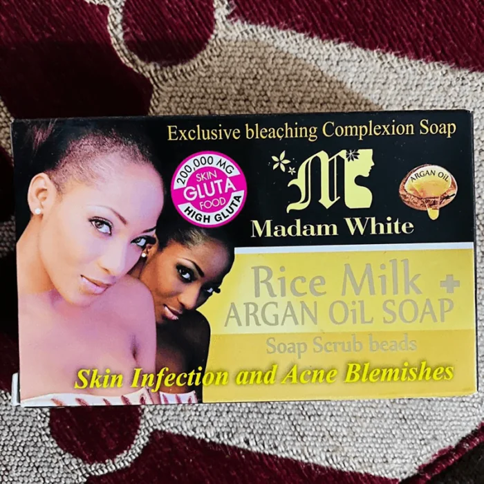 Madam White Rice Milk Argan Oil Soap