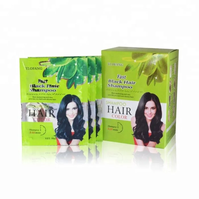 Fast Black Color Hair Shampoo