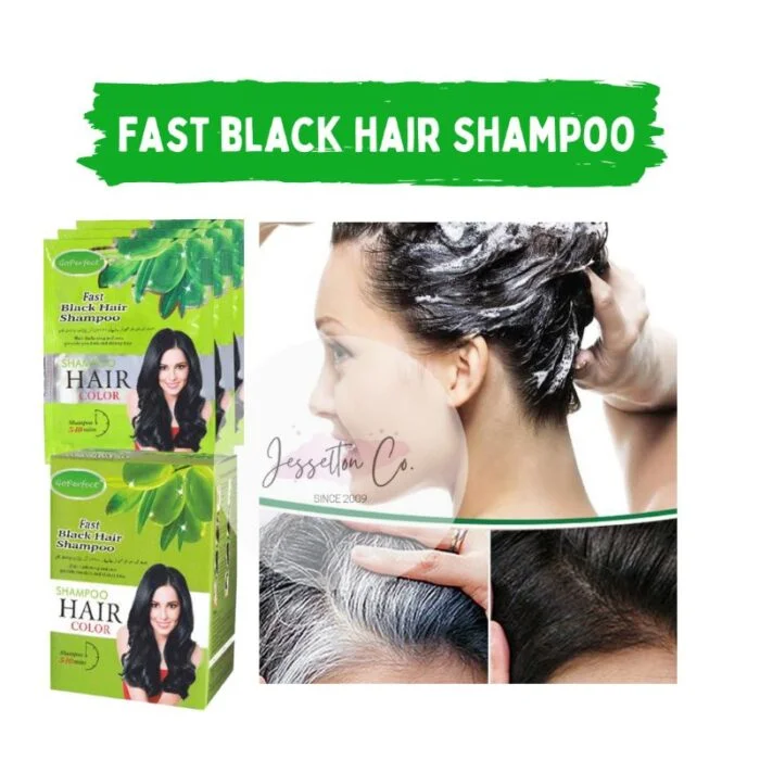 Fast Black Color Hair Shampoo