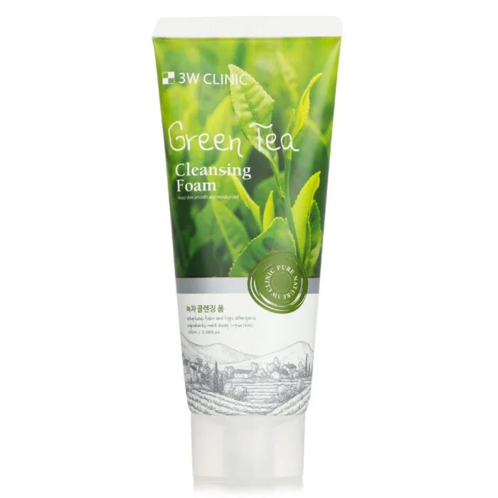 3W Clinic Green Tea Cleansing Foam