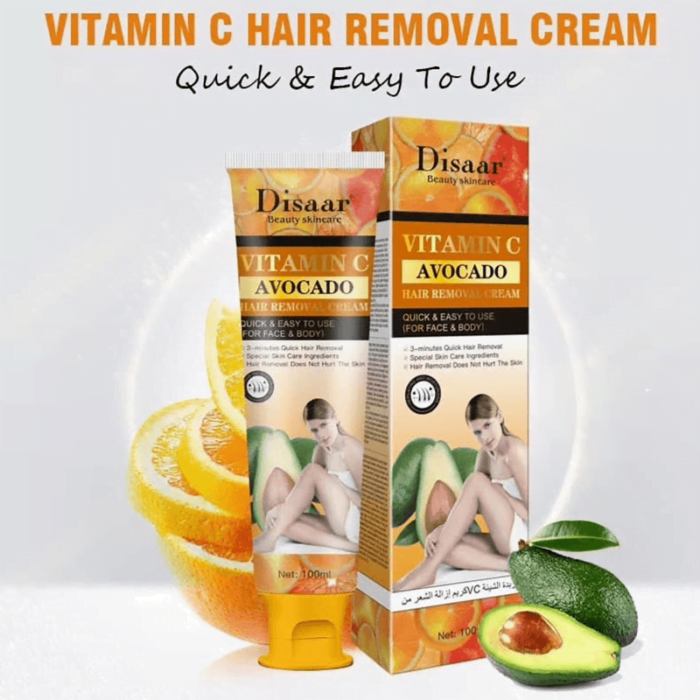 Disaar Vitamin C and Avocado Hair Removal Cream Disaar Vitamin C and Avocado Hair Removal Cream