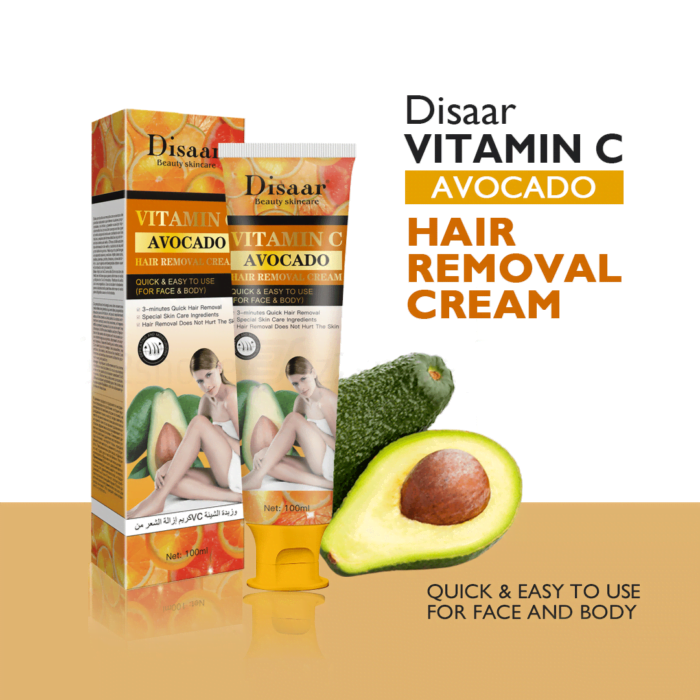 Disaar Vitamin C and Avocado Hair Removal Cream Disaar Vitamin C and Avocado Hair Removal Cream