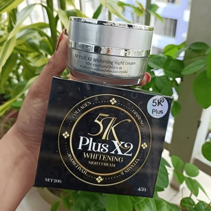 5k Plus X2 Whitening Night Cream