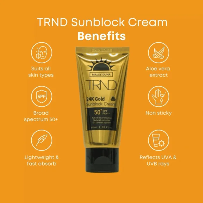 TRND 24K Gold Sunblock Cream