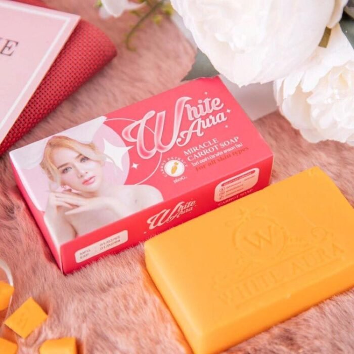 White Aura Miracle Carrot Soap