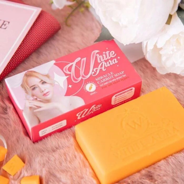White Aura Miracle Carrot Soap