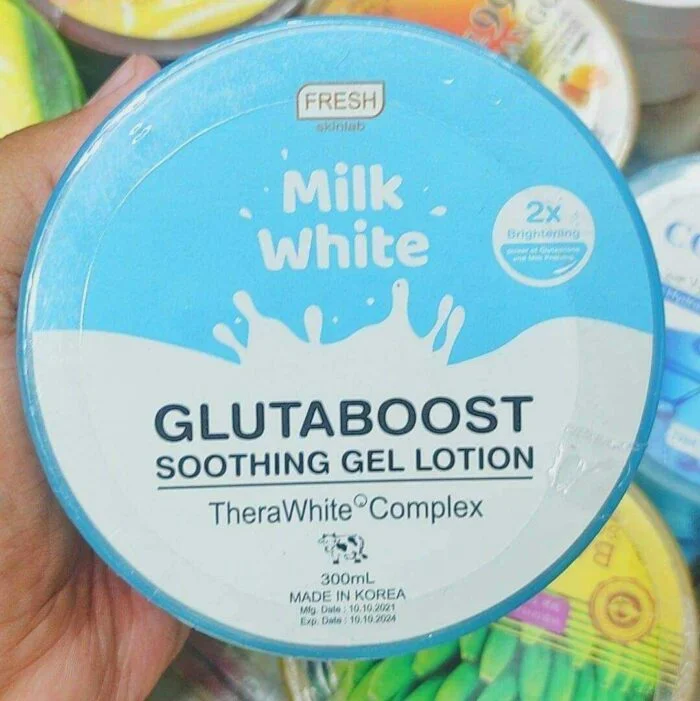 Milk White Gluta Boost Lotion Soothing Gel
