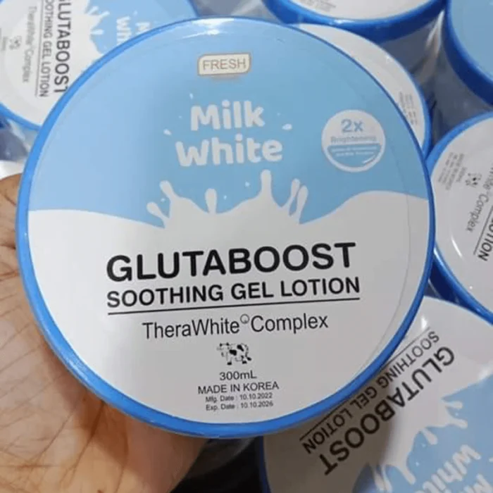 Milk White Gluta Boost Lotion Soothing Gel