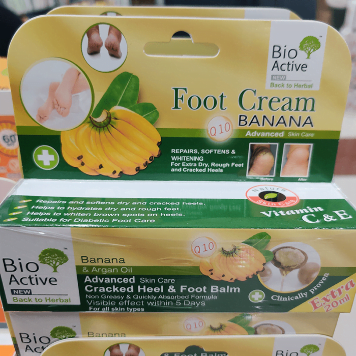 Bio Active Bannana Foot Cream Bio Active Bannana Foot Cream