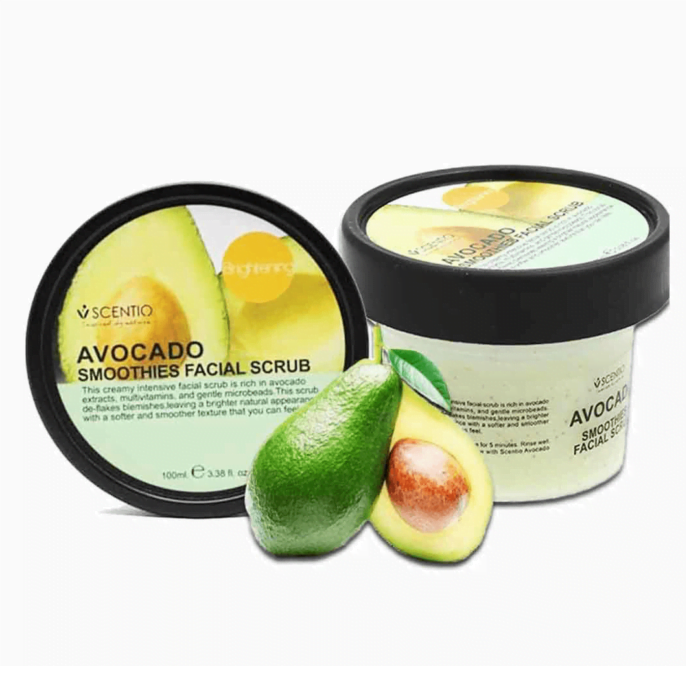 Scentio Avocado Brightening Smoothies Facial Scrub
