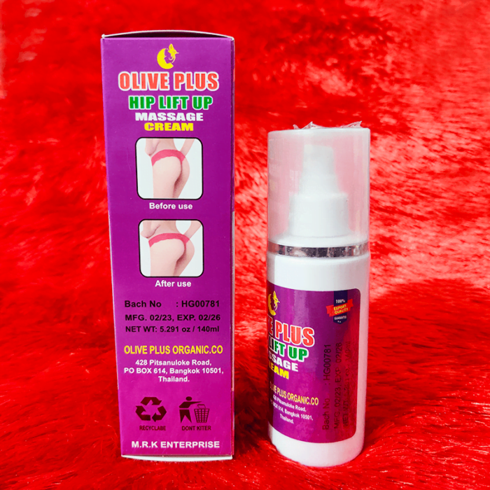 Olive Plus Hip Lift Up Message Cream