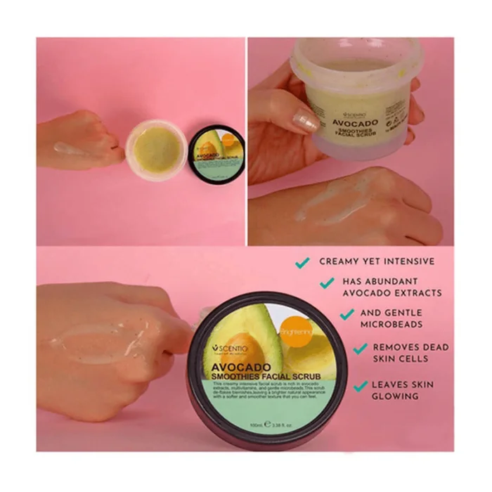 Scentio Avocado Brightening Smoothies Facial Scrub