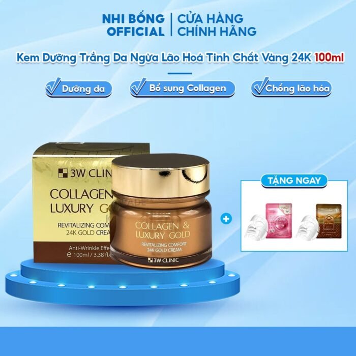 3W Clinic Collagen & Luxury Gold Cream 3W Clinic Collagen & Luxury Gold Cream